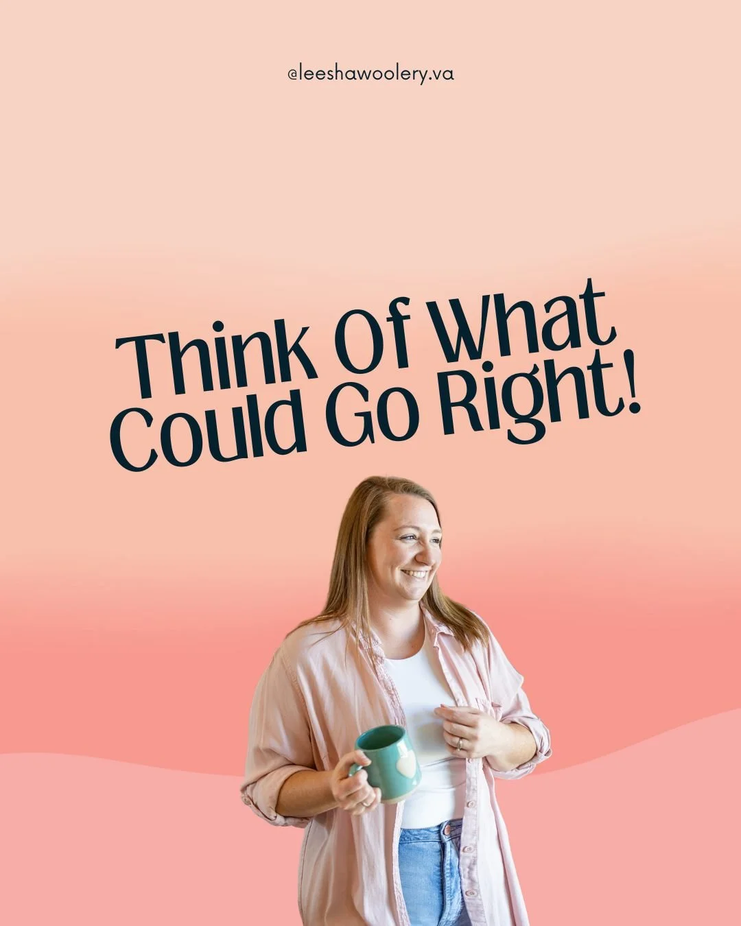 I love this reminder because it&rsquo;s so easy to get caught up in fear of failure or what-ifs that we forget to focus on the possibilities and wins waiting on the other side. 💖

Shifting your mindset to what could go right changes everything&mdash