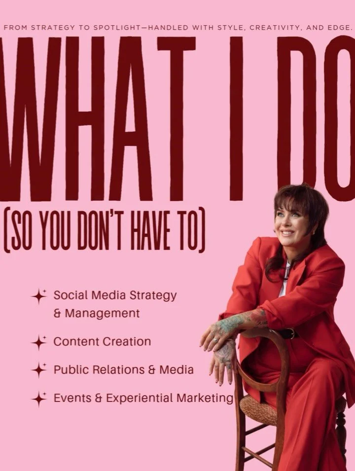 ✨ What I do (so you don&rsquo;t have to)

Stop juggling posts, pitches, and events like a circus act&hellip;

The Radiance Collective has you covered. From scroll-stopping content to headline-worthy PR and events that actually wow, I make your brand 