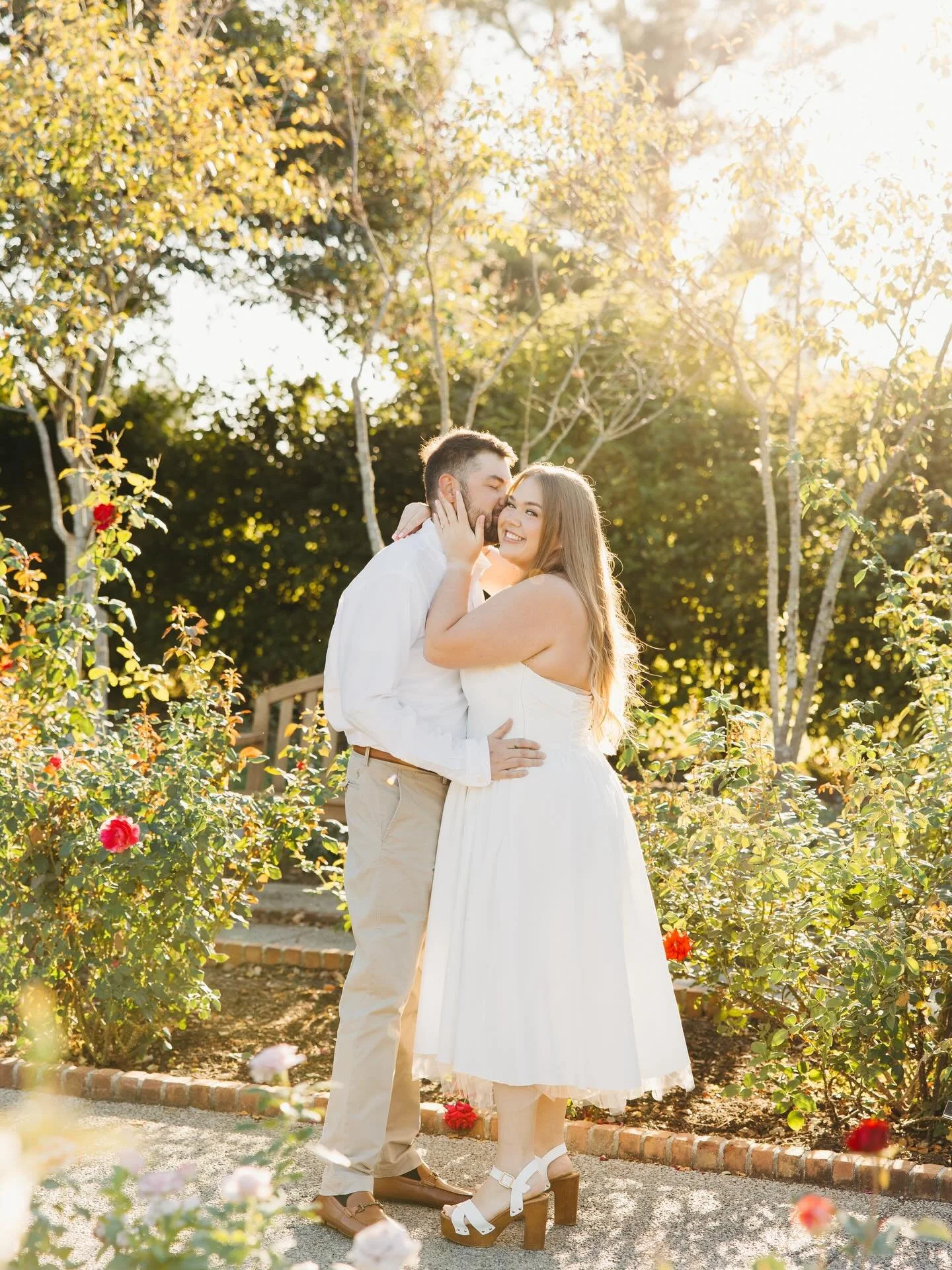 Rhianna &amp; Ronnie danced through the rose garden like it was their own little world &mdash; all laughter, light, and love.
This session felt like a glimpse into forever 🤍

Memphis Botanic Garden