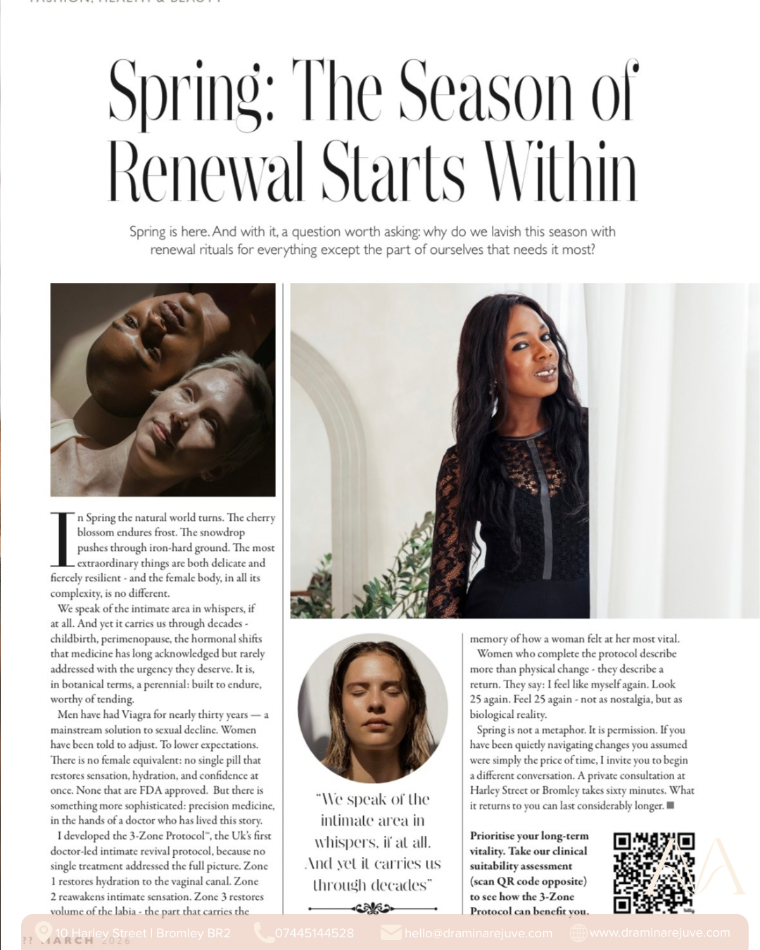 Magazine feature: Spring, The Season of Renewal Starts Within
