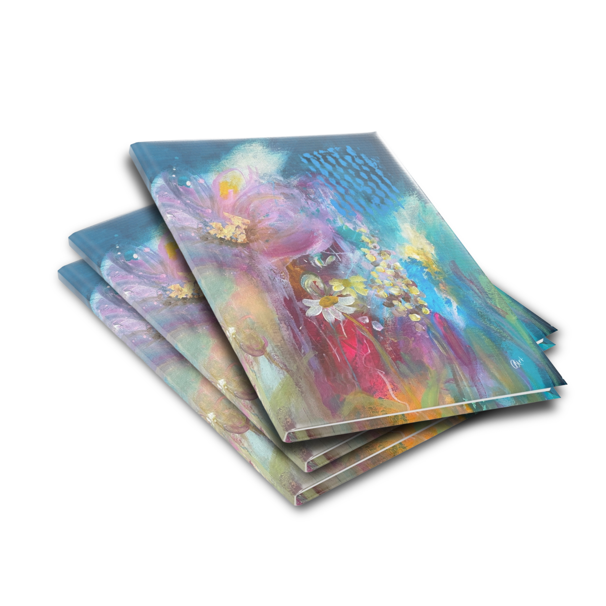 Muistikirja taidekansilla