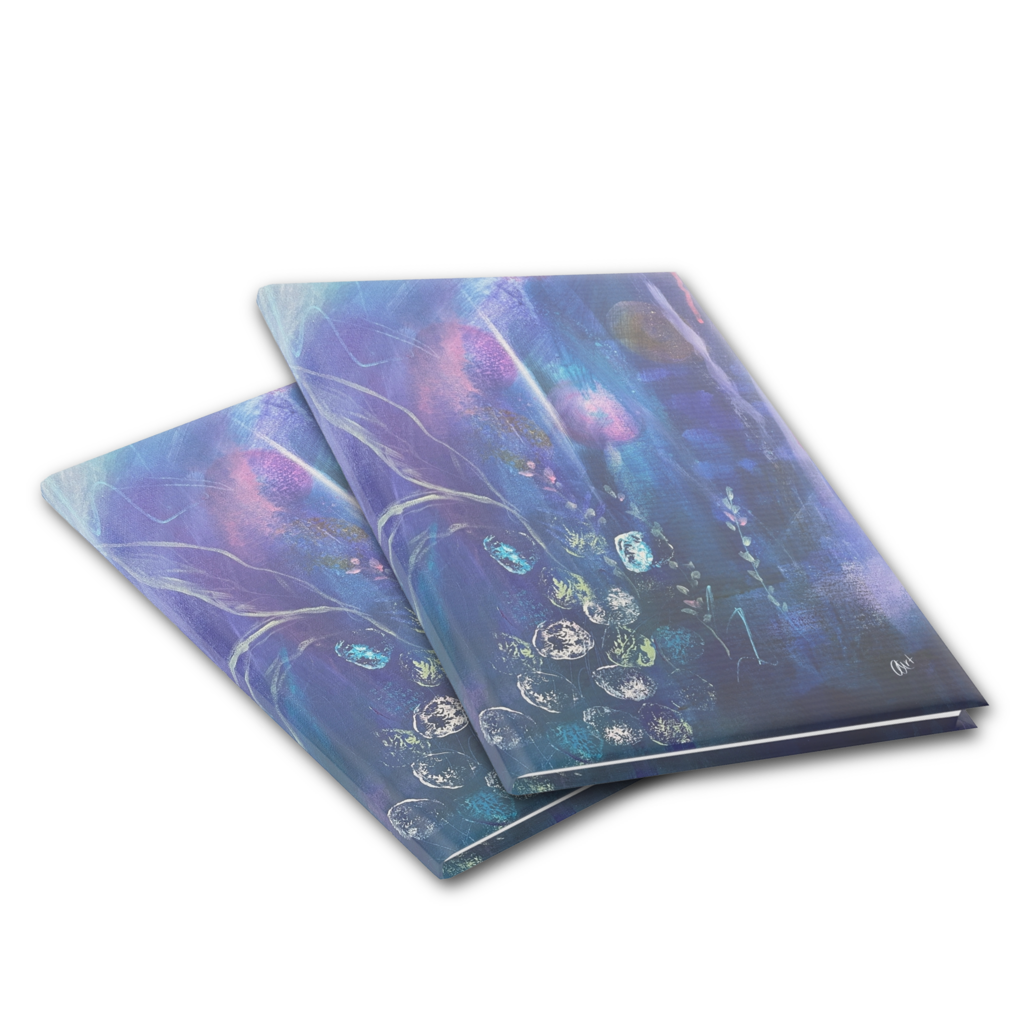 muistikirja taidekansilla