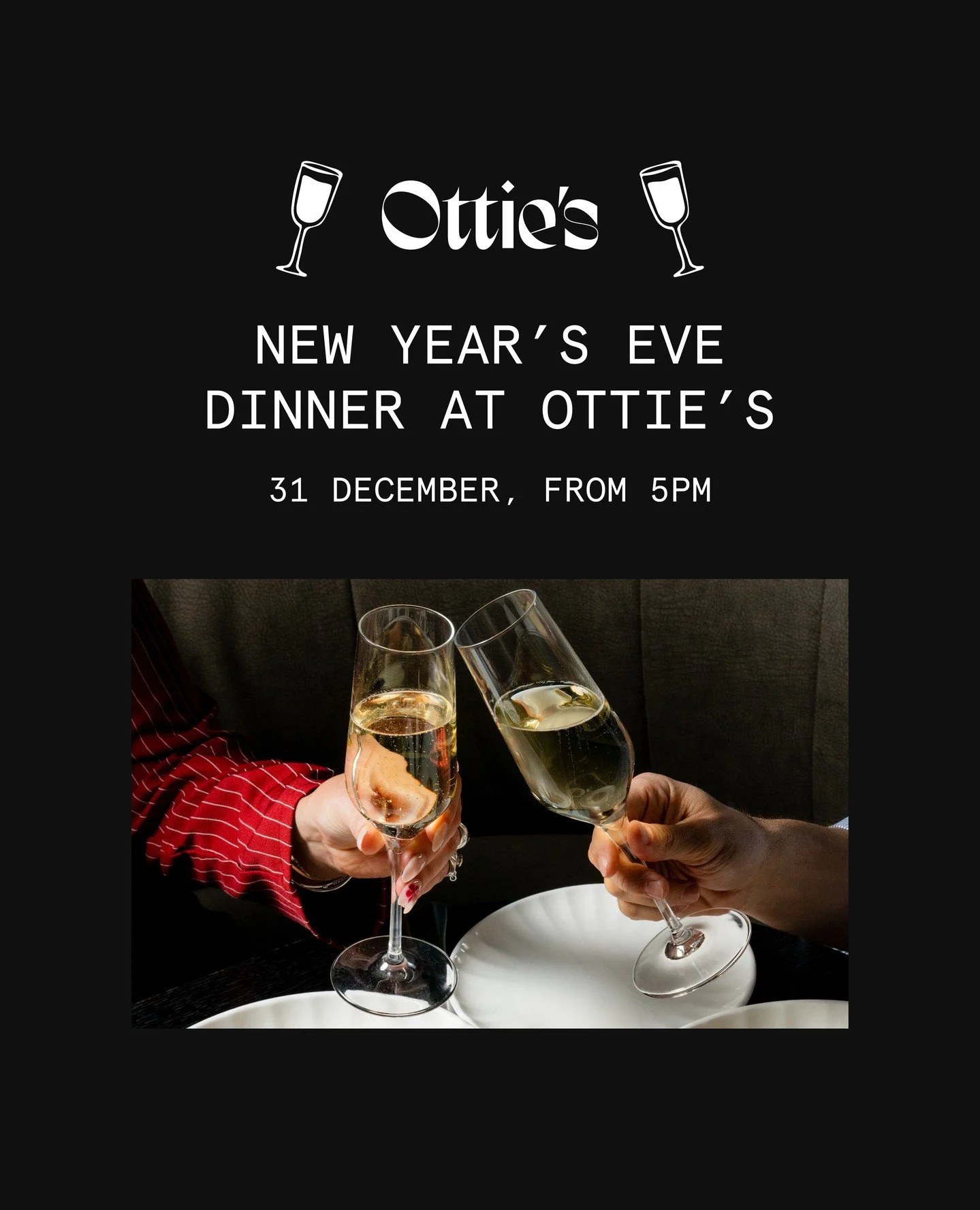 Welcome the new year with a celebratory evening at Ottie’s. Enjoy a seasonal set menu that brings together fresh seafood, premium cuts, and a touch of sweetness to finish 🥂
Date: 31 December, from 5pm
Price: $125 per person (ages 12+)
*