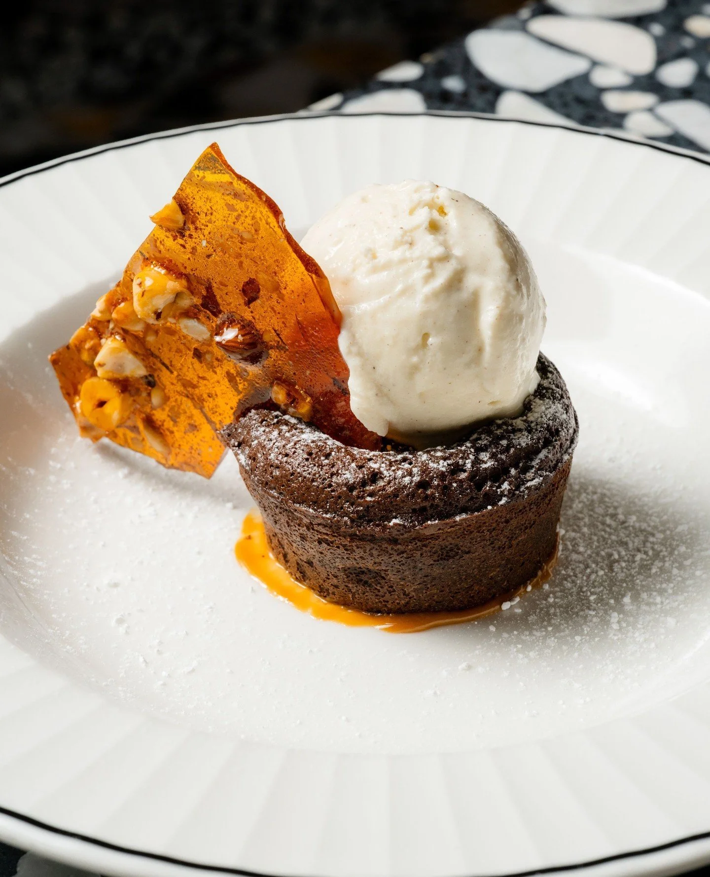 Warm, rich chocolate with vanilla bean ice cream and salted caramel. A little moment of indulgence with an Ottie's Chocolate Fondant.⁠
⁠
@crowneplazamelbourne⁠
⁠
#ChocolateFondant #OttesMelbourne #MelbourneDesserts #MelbourneFood #CBDDining