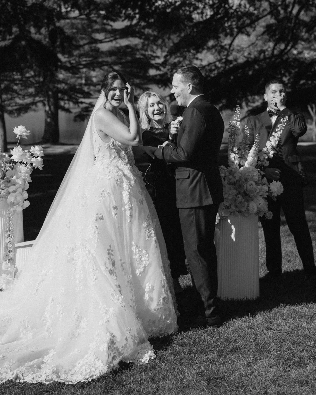 I just received a beautiful email from Sarah with photos of her wedding to Nick last month. Their vows and the way these two looked at each other was truly one of the most intimate and heartfelt of all the ceremonies I have ever done. I&rsquo;m incre