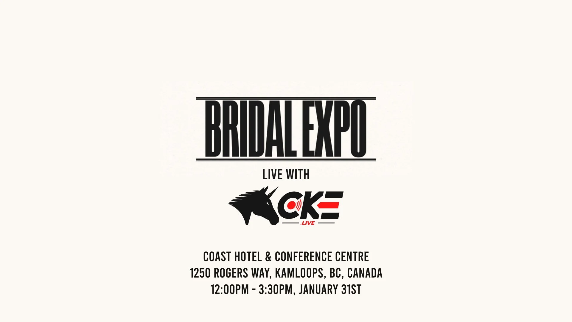 Kamloops Bridal Expo - 2026