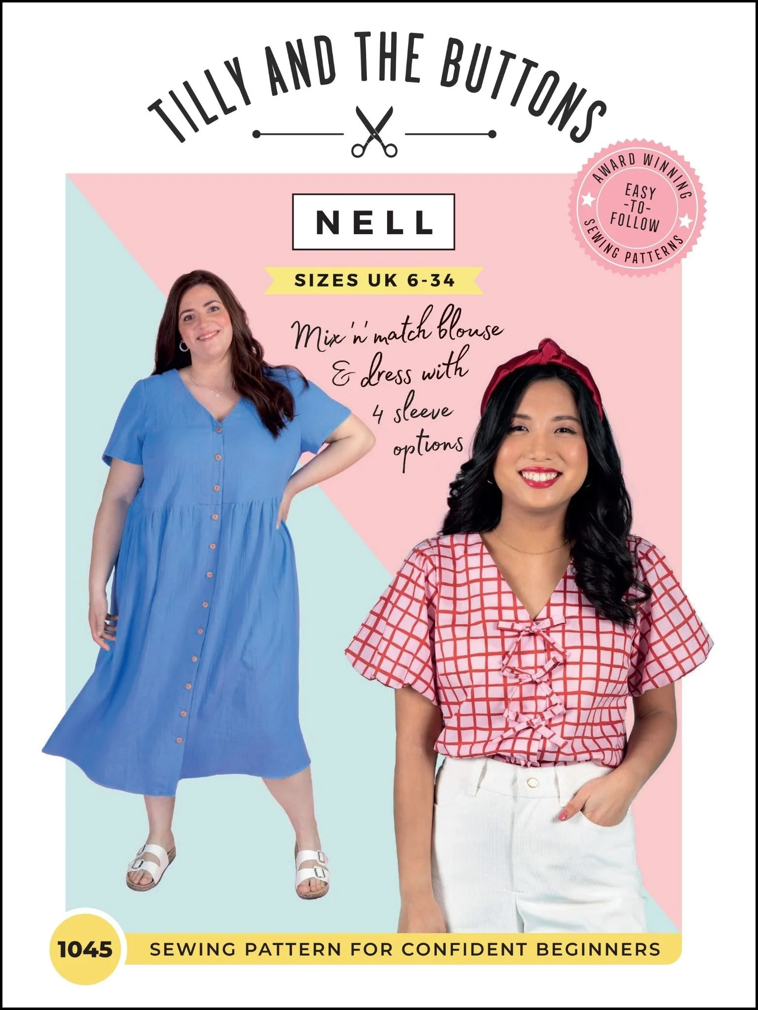 TATB Nell Blouse + Dress Sewing Pattern