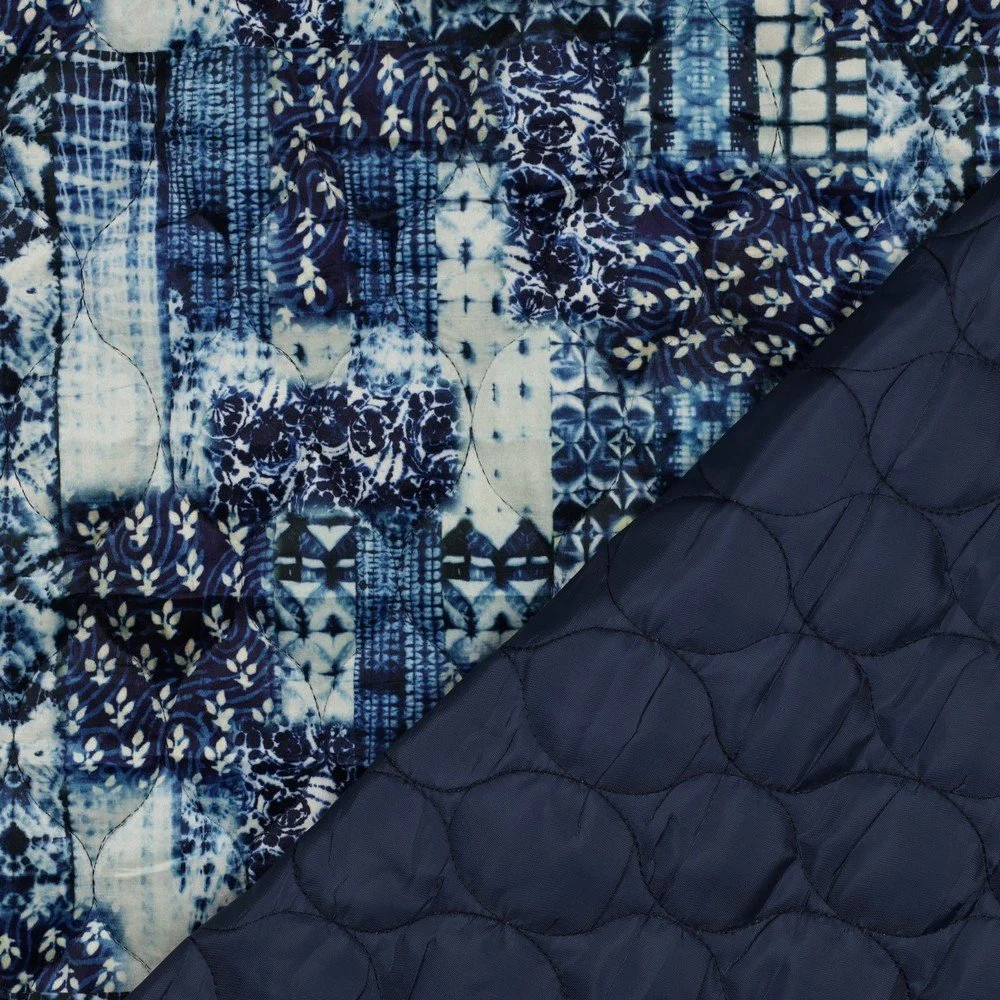 Patchwork Obsession — Quilted Velvet Fabric