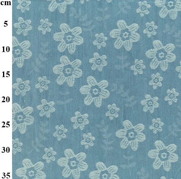 Petal Punch Jacquard Denim