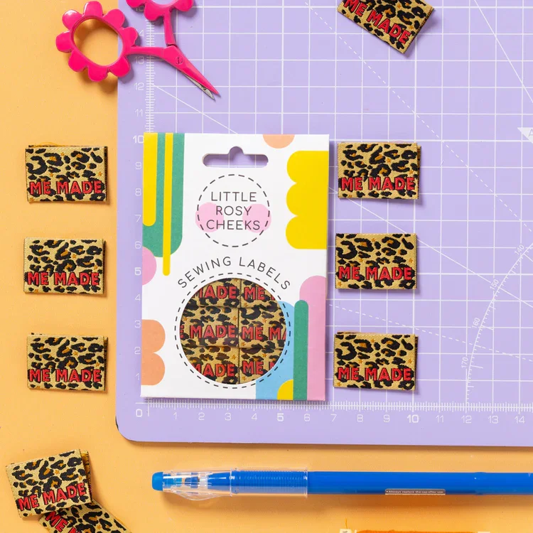 Little Rosy Cheeks - LEOPARD ME MADE Sewing Labels Tags