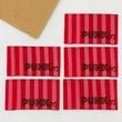 L’Étiquette Home Couture - Woven sew-on label: PUNK(Y) stripes - PINK
