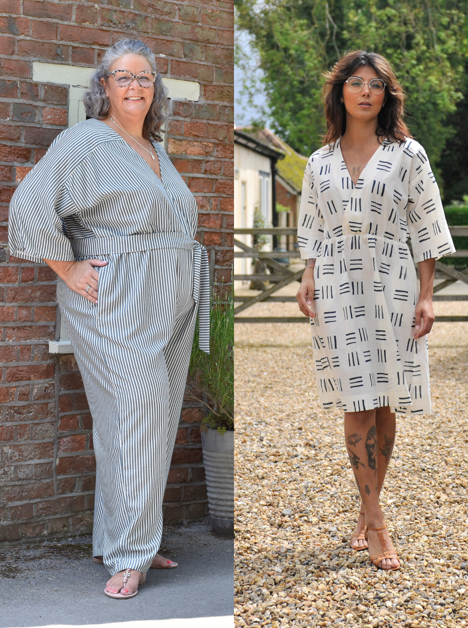 The Avid Seamstress LTD - The Jumpset - Jumpsuit & Dress Sewing Pattern