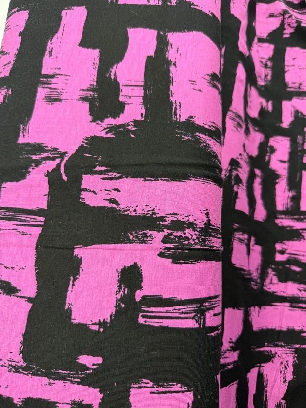 Fuchsia Voltage — Viscose Jersey
