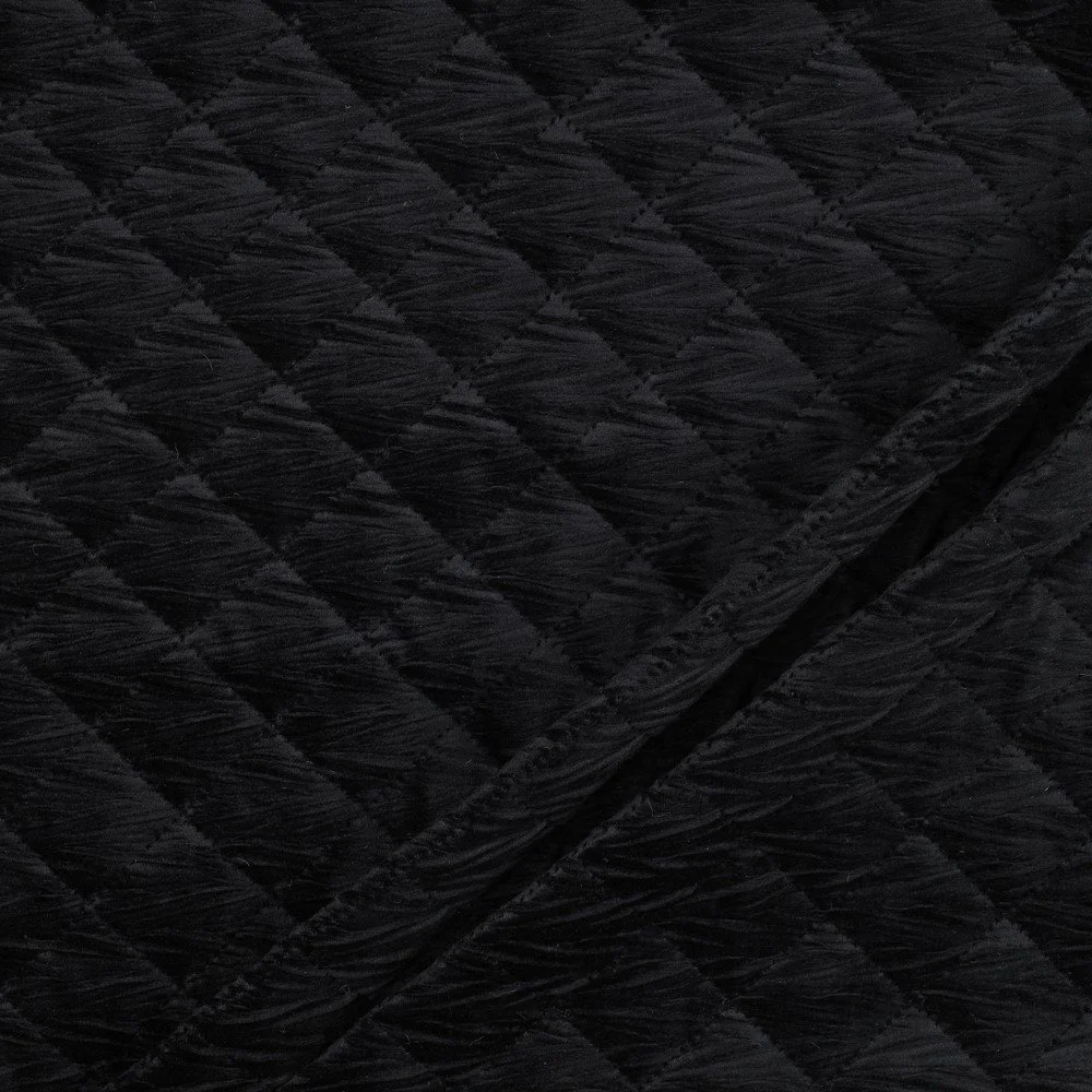 Diamond District — Quilted Jacquard Velvet
