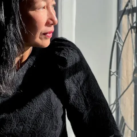 MY DRESS MADE -Black English Embroidery Fabric Luna - 100% Cotton- Printed in France