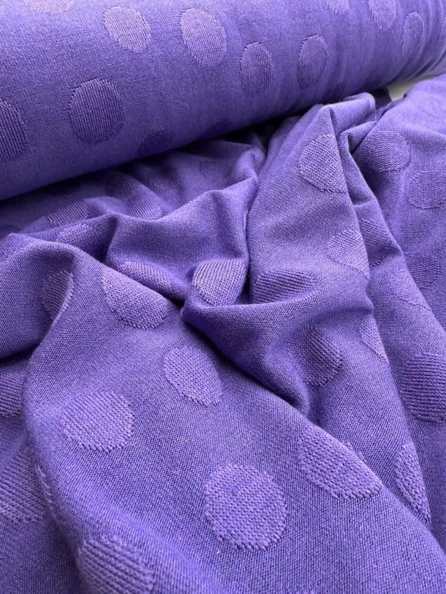 Dot Cotton — Textured Jacquard Knit