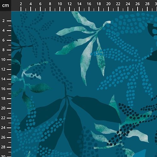 Leaf Me Alone - Stof of Denmark Avalana Cotton Jersey