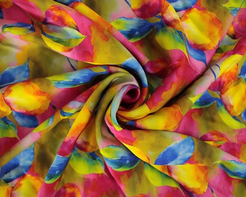 Zest in Show Rayon Sateen