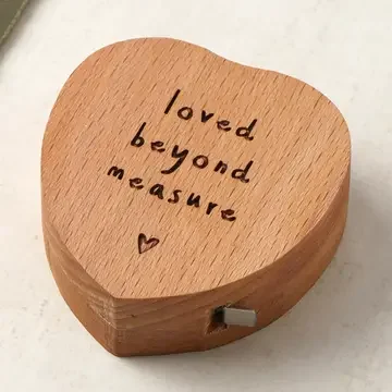 'No One Measures Up To You' Heart Tape Measure