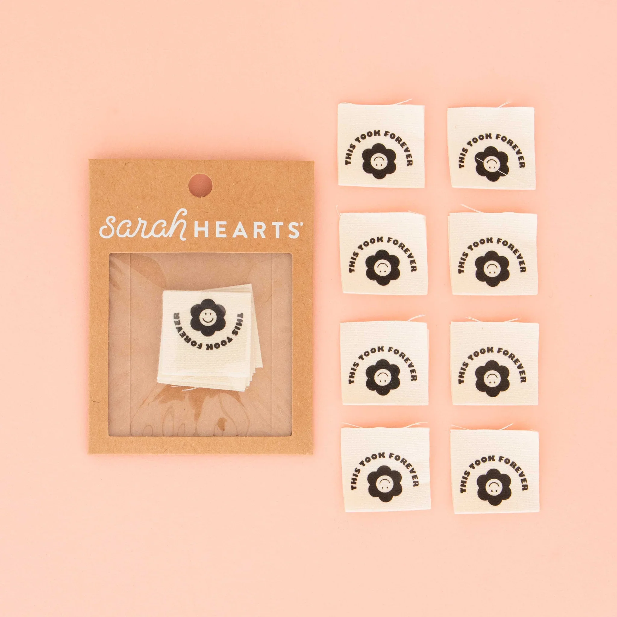 Sarah Hearts - This Took Forever - Sewing Organic Cotton Labels