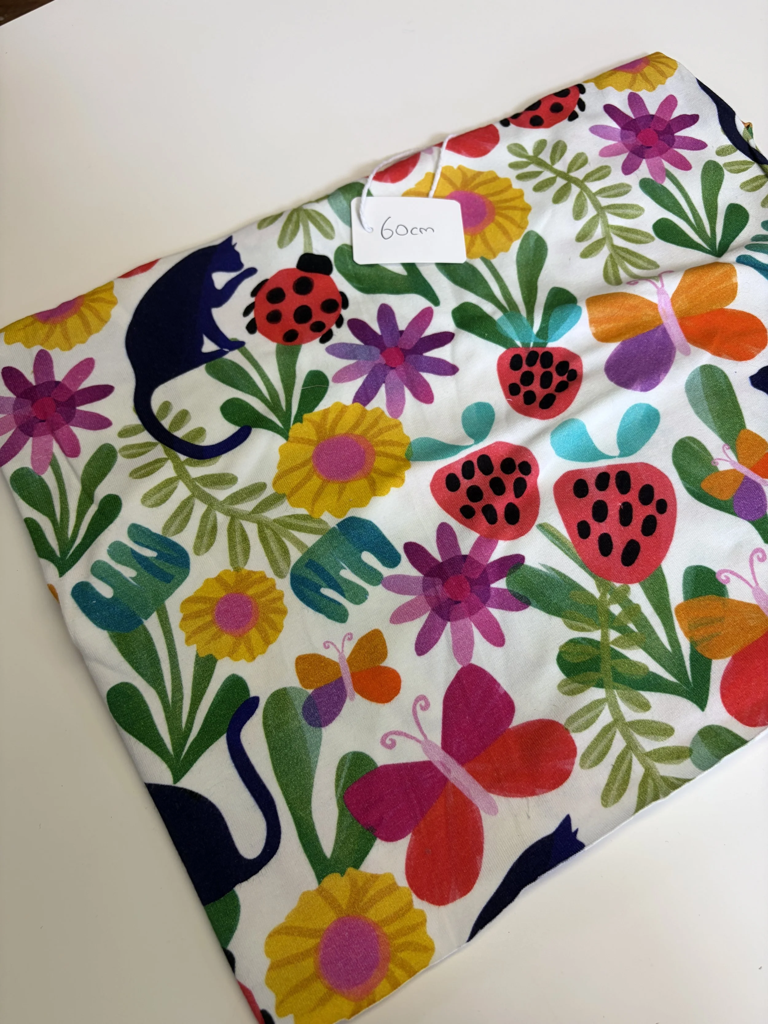 60cm Karina & Kind Cotton Jersey Garden Whiskers