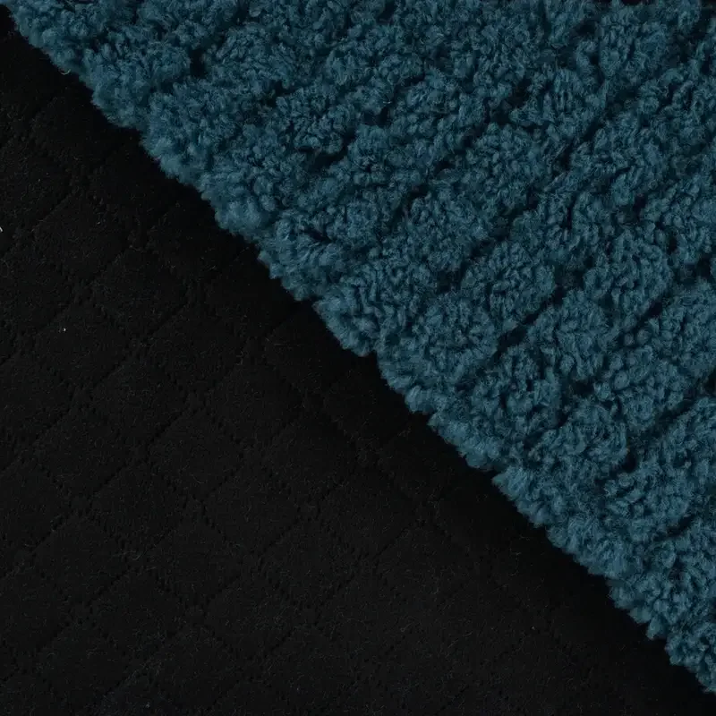 Fluff Enough - Plush knitted Suede - Petrol