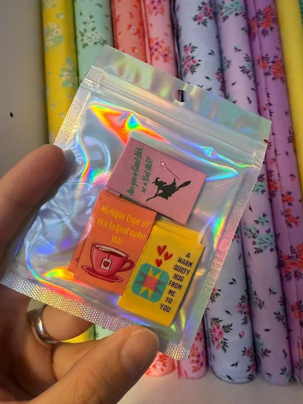 Adam Sews Labels - Tea Time – Woven Labels