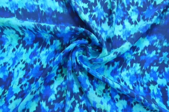 Lady McElroy - Electric Reef - Royal - Pure Cupro Crepe