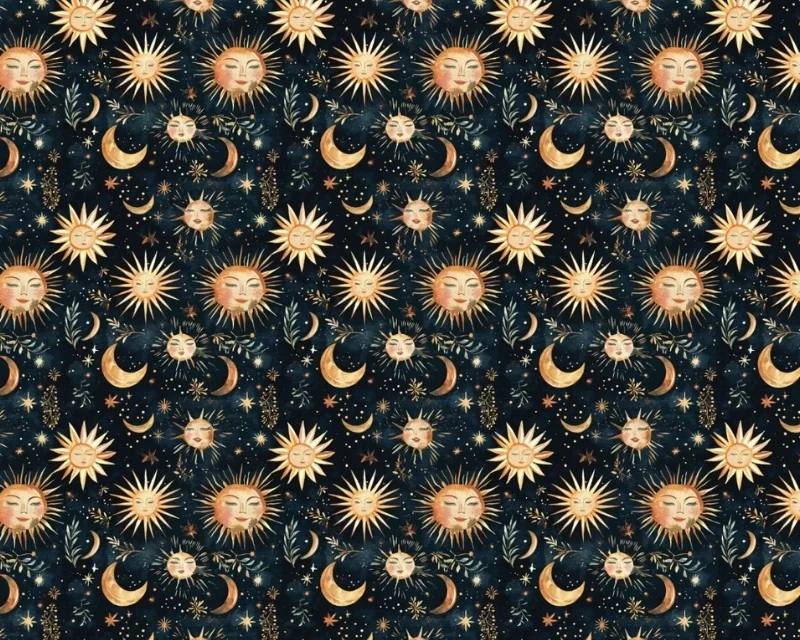 Little Johnny Digital Cotton Jersey Celestial