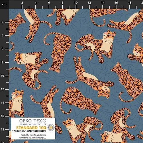 Cheetahs & Chill - Stof of Denmark Avalana Cotton Jersey
