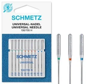 Universal Needle assorted sizes 10/12/14, 10 Pack 4x70 4x 80 2x90