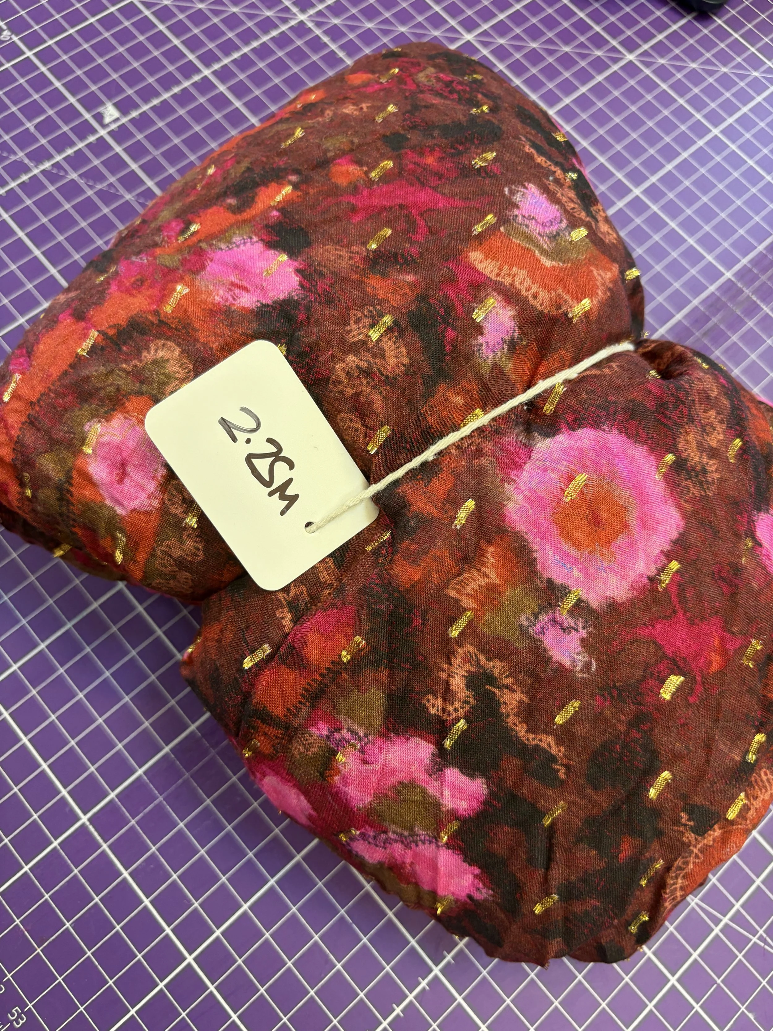 2.25m Warm Paisley Bloom Viscose Lurex - Mays Sub Box fabric