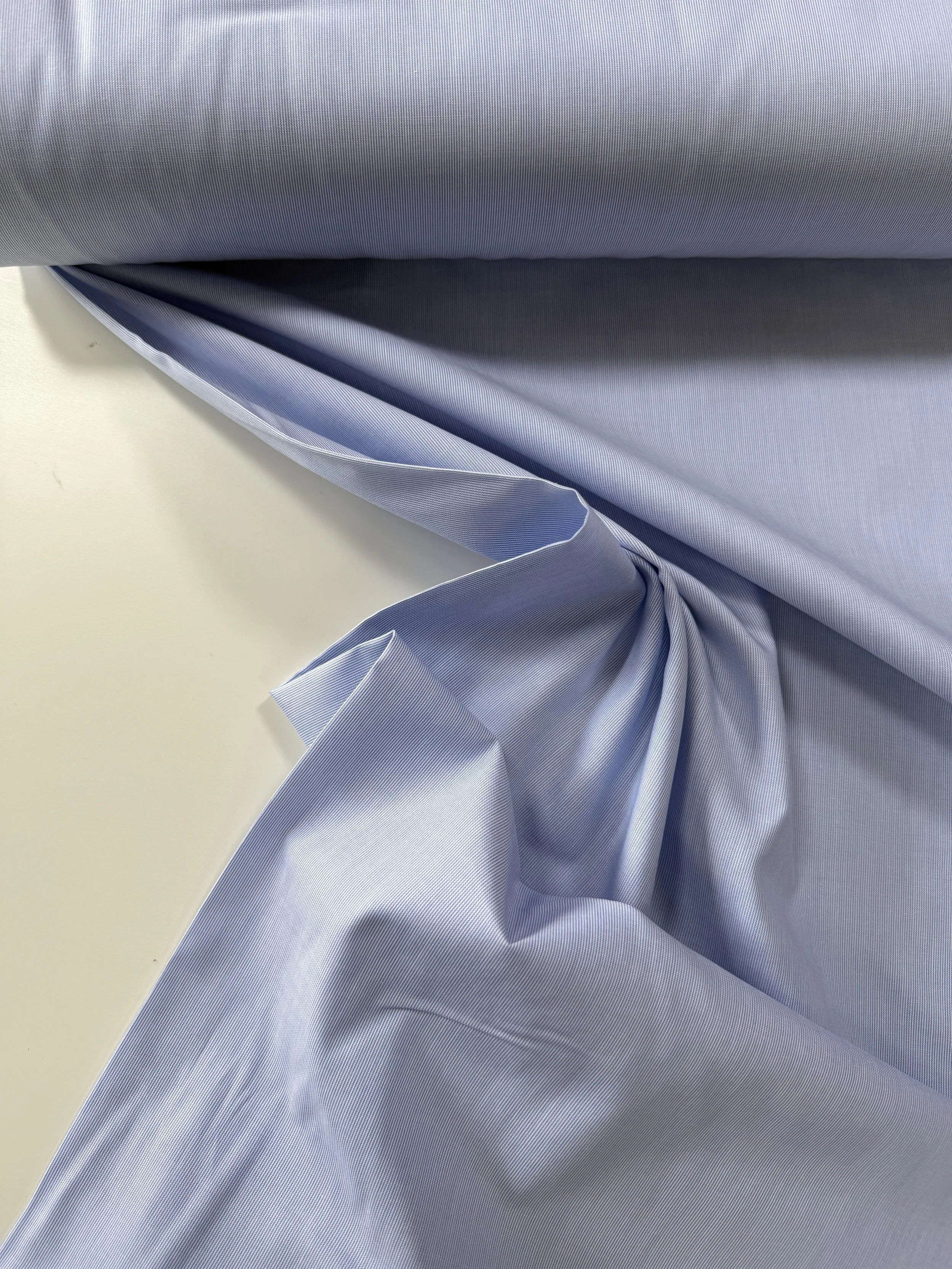 Pinstripe Perfection Ex-Designer Deadstock 100% Cotton Shirting