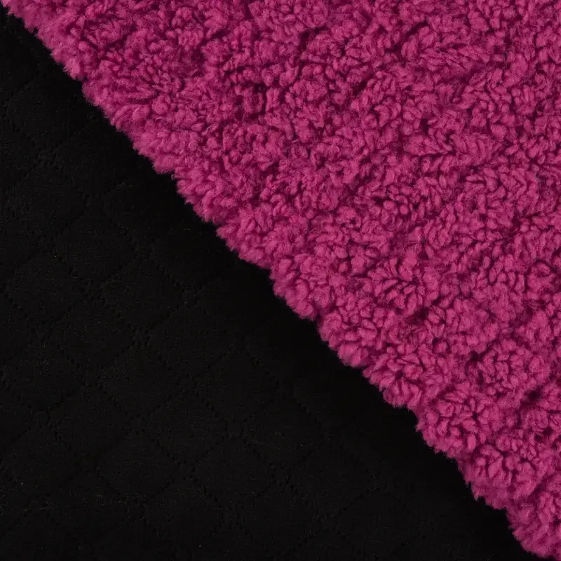 Fluff Enough - Plush knitted Suede - Magenta