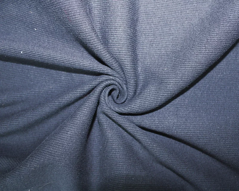 Ribbed Jersey - Sweatshirt Ribbing - Navy