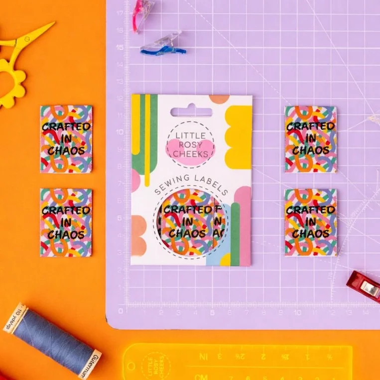Little Rosy Cheeks Crafted in Chaos  - Sewing Labels Tags