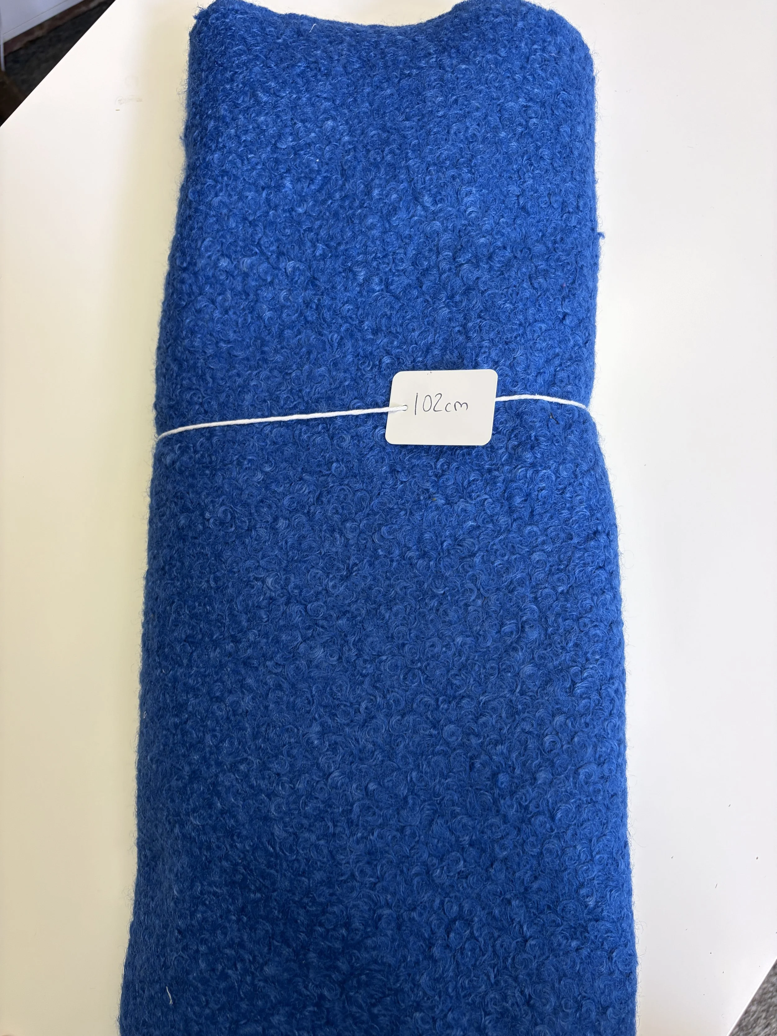 1.02m Cobalt Blue Boucle