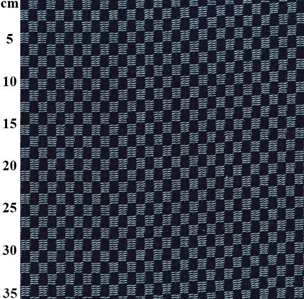 The Check Edit Jaquard Denim - Indigo