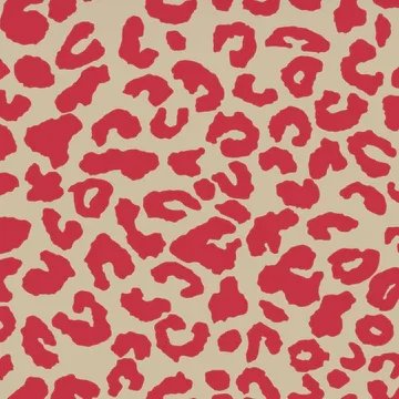 PRE-ORDER - Paws & Relax Organic Heavy  Organic Cotton Sweatshirting Fabric - Red