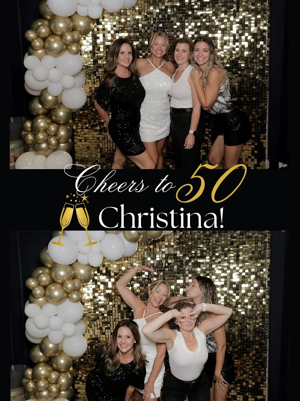 Cheers to 50 years 🥂✨ We loved creating this backdrop and photobooth experience to celebrate Christina&rsquo;s milestone birthday.

#50thBirthday #PhoenixEvents #ScottsdaleEvents #ArizonaEventDecor #AZPhotobooth #BalloonDecorAZ #AZEventPlanner #Chan