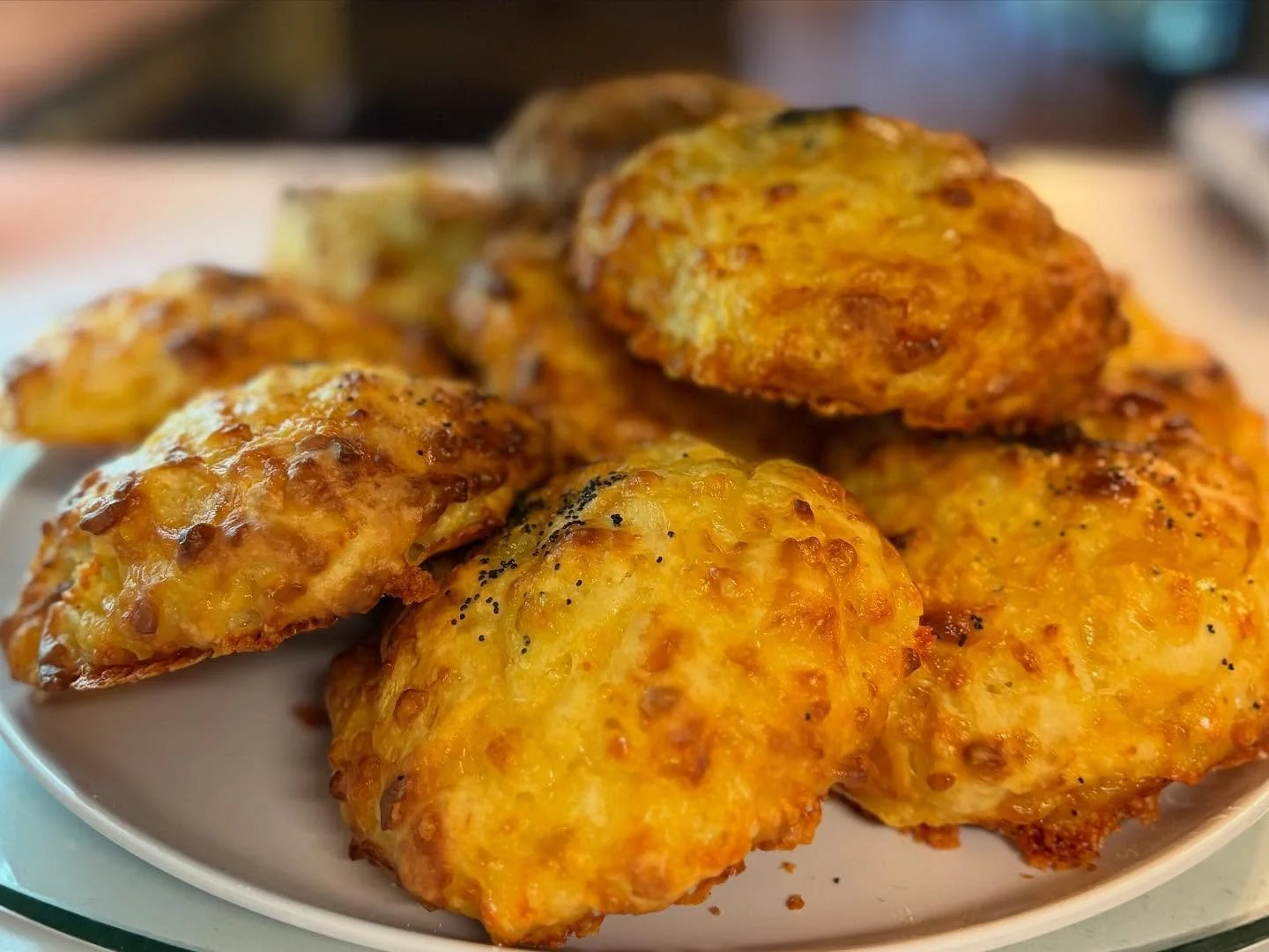 Close-up of Balla's famous Cheese Scones - baked fresh, daily.