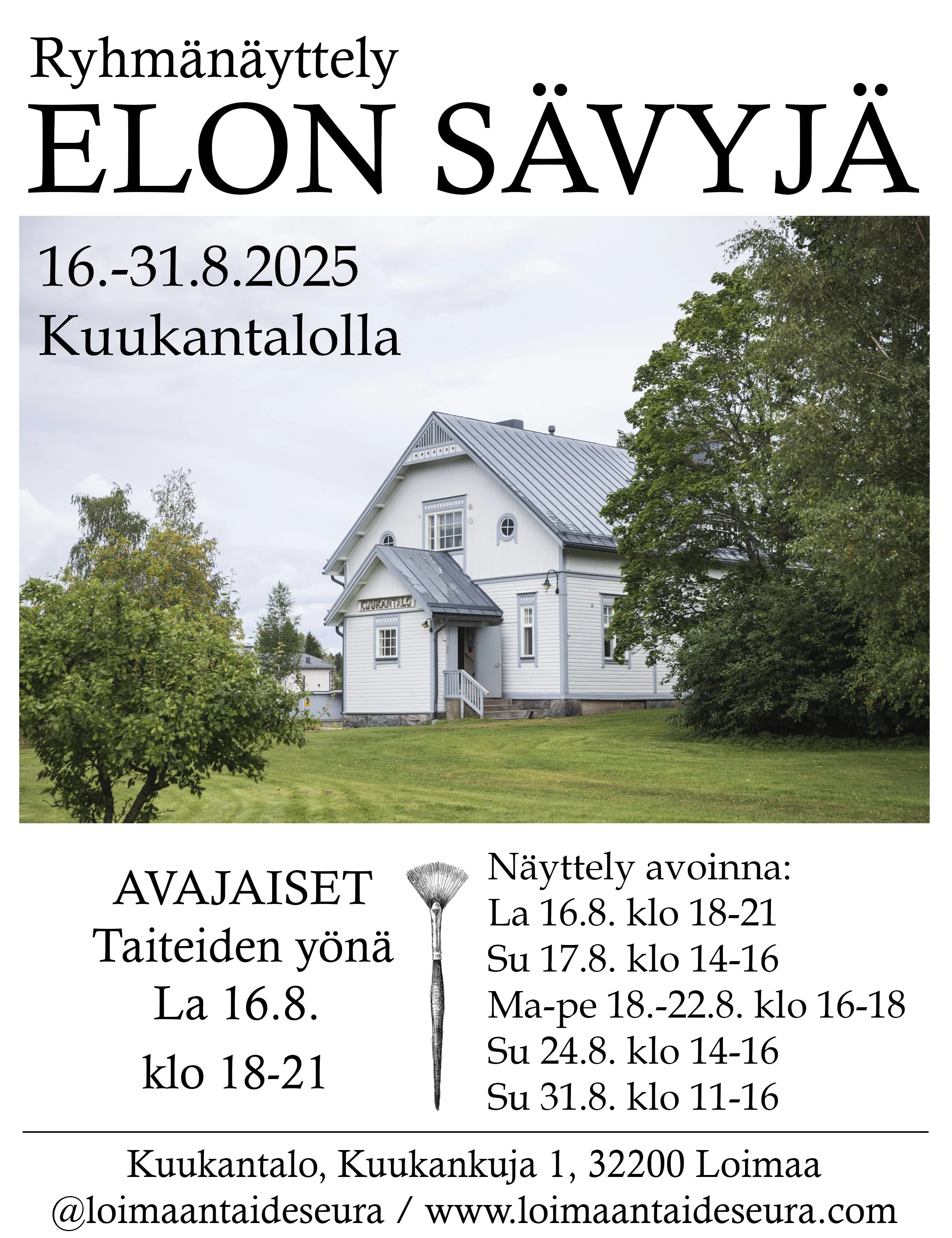Näyttely: Elon sävyjä