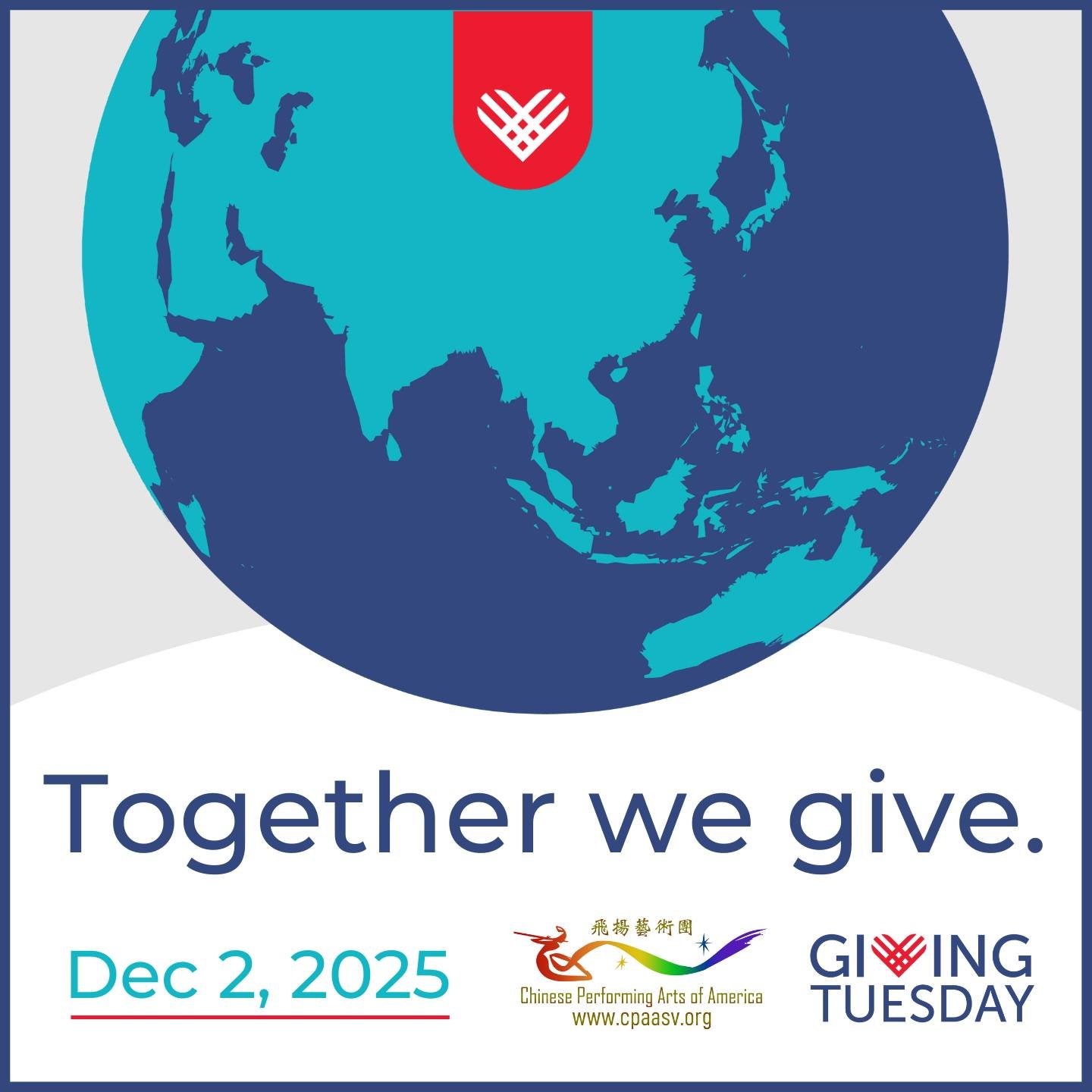 🌟 GivingTuesday 2025 &mdash; Give the Gift of Art and Community

This upcoming GivingTuesday, we invite you to join us in strengthening the heart of our community at CPAA Arts Center. Your generosity helps sustain a creative home where art, culture,