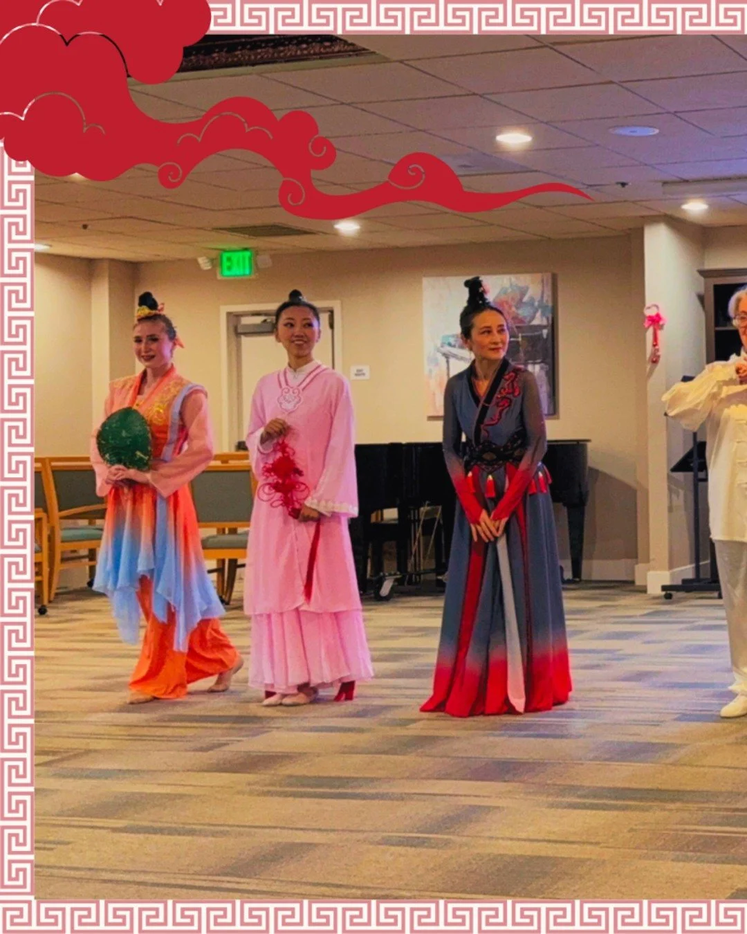 🌸 A throwback to the joy we shared at Chateau Cupertino Senior Center &mdash; celebrating Lunar New Year through the living languages of dance, Taiji, the haunting melody of the Pipa 琵琶, the power of Chinese Sword Dance, and the voices of our belove