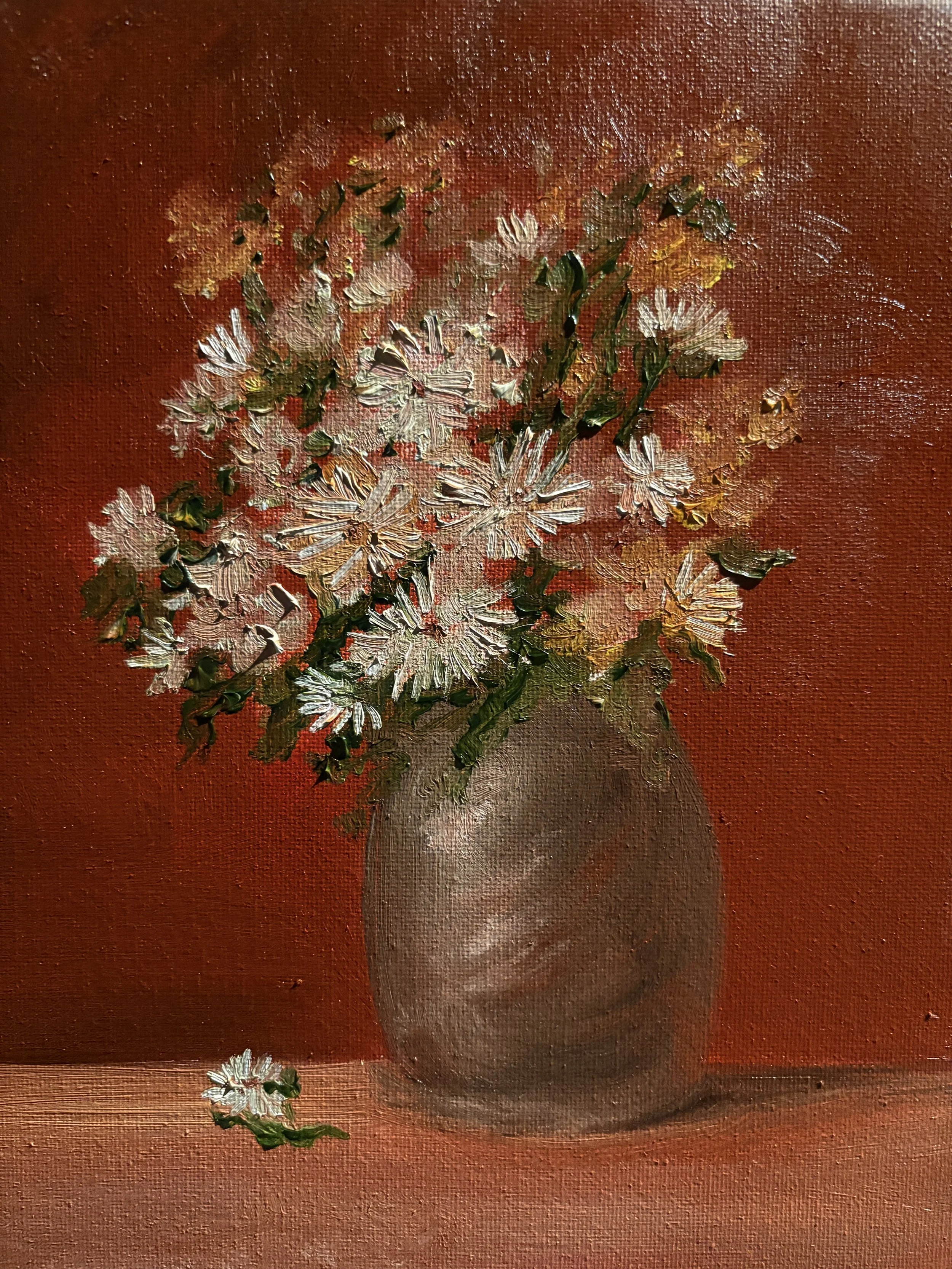 "Crimson Bloom" 8x10 in