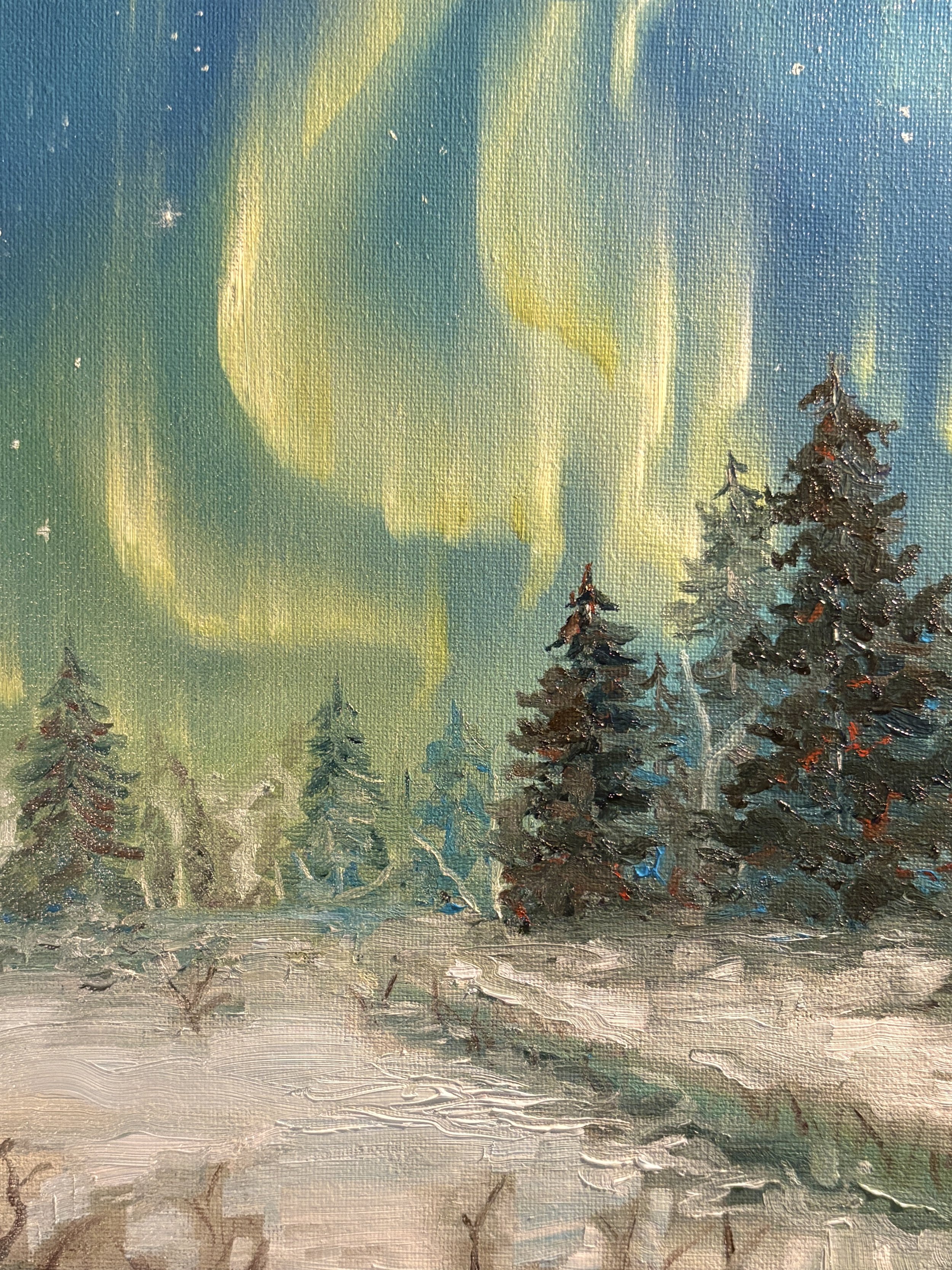 "Silent Aurora" 8x10 in