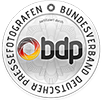 Siegel des Bundesverbands Deutscher Pressefotografen