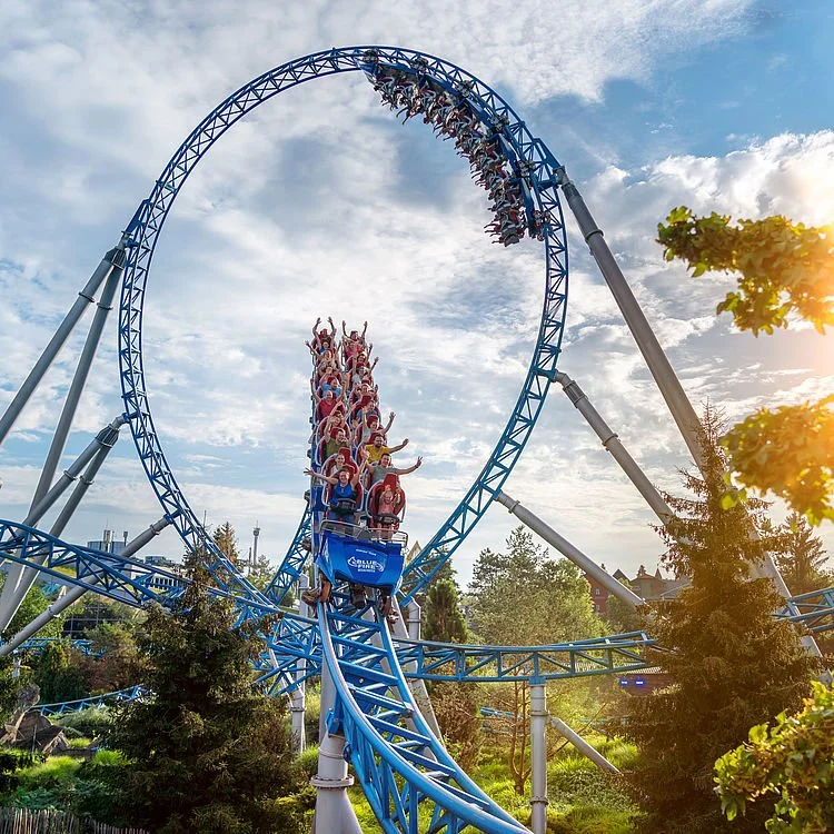 Image of a rollercoaster ride in Europa Park