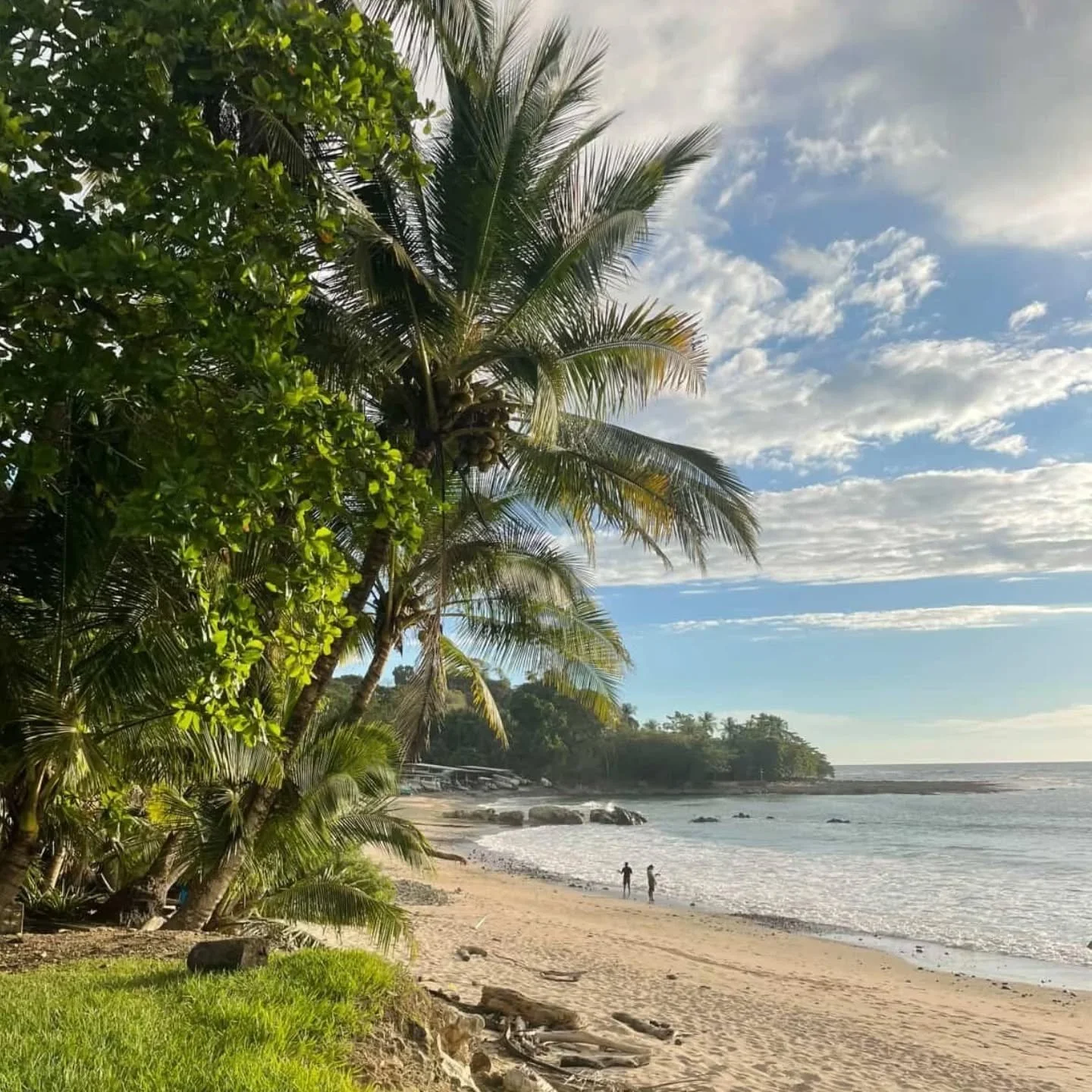 Same spot, different hour. The beach of Santa Teresa is pure magic. During the day, it glows in shades of blue, green, and yellow. At sunset, the sky melts into orange and pink. It&rsquo;s the place where we feel most alive. Where we can breathe free
