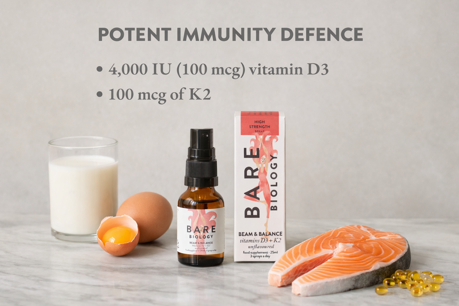 Vitamin D3 4,000 IU with K2 supplement for perimenopause support.